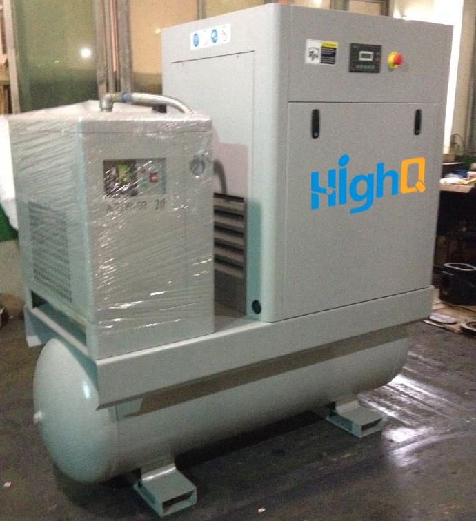 7.5HP 10HP 15PS 20HP 5.5KW 7.5KW 11KW 15KW Riemenantrieb hochwertige kompakte Industrieluft ölfreie Kompressor